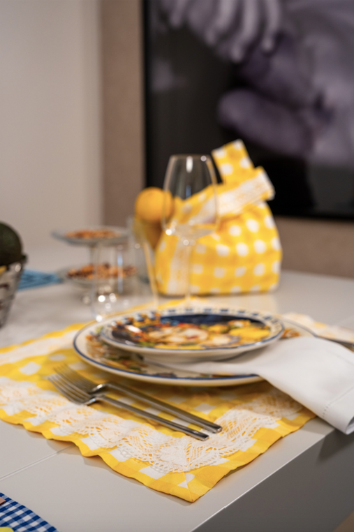 Yellow Plaid Placemat