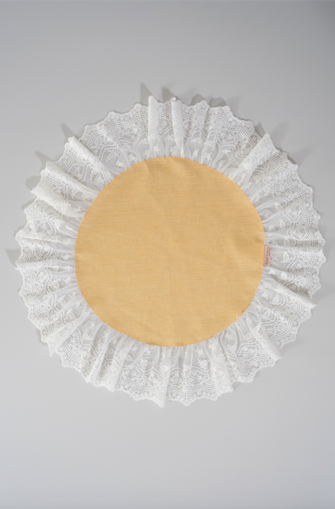 Individual Amarelo Redondo