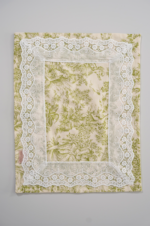 Individual Toile de Jouy Verde
