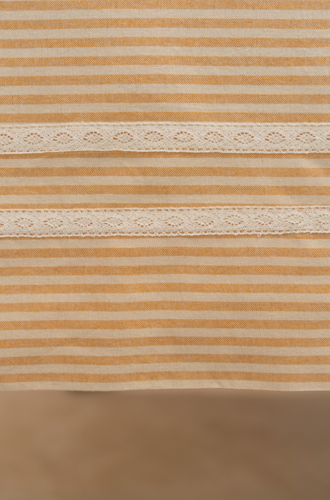 Yellow Striped Tablecloths