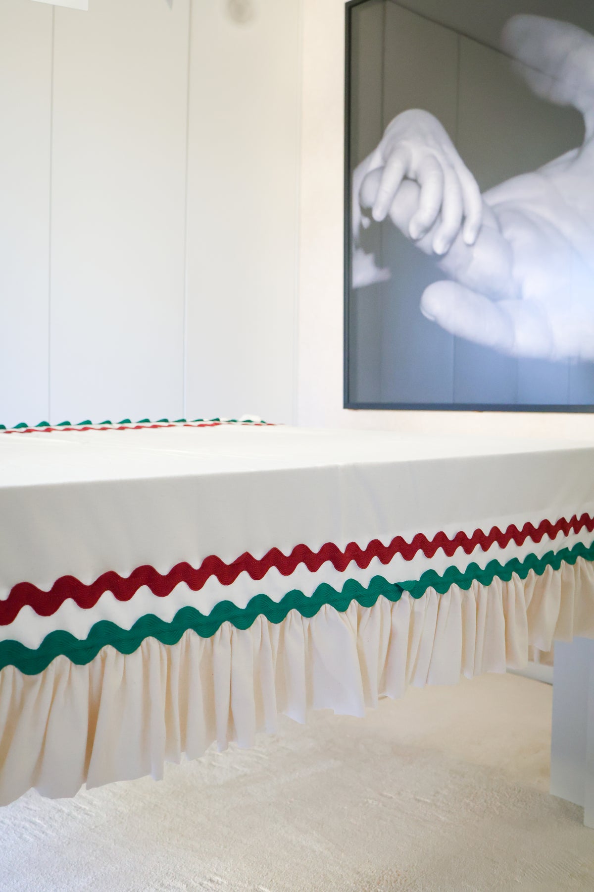 Christmas Cream Tablecloths