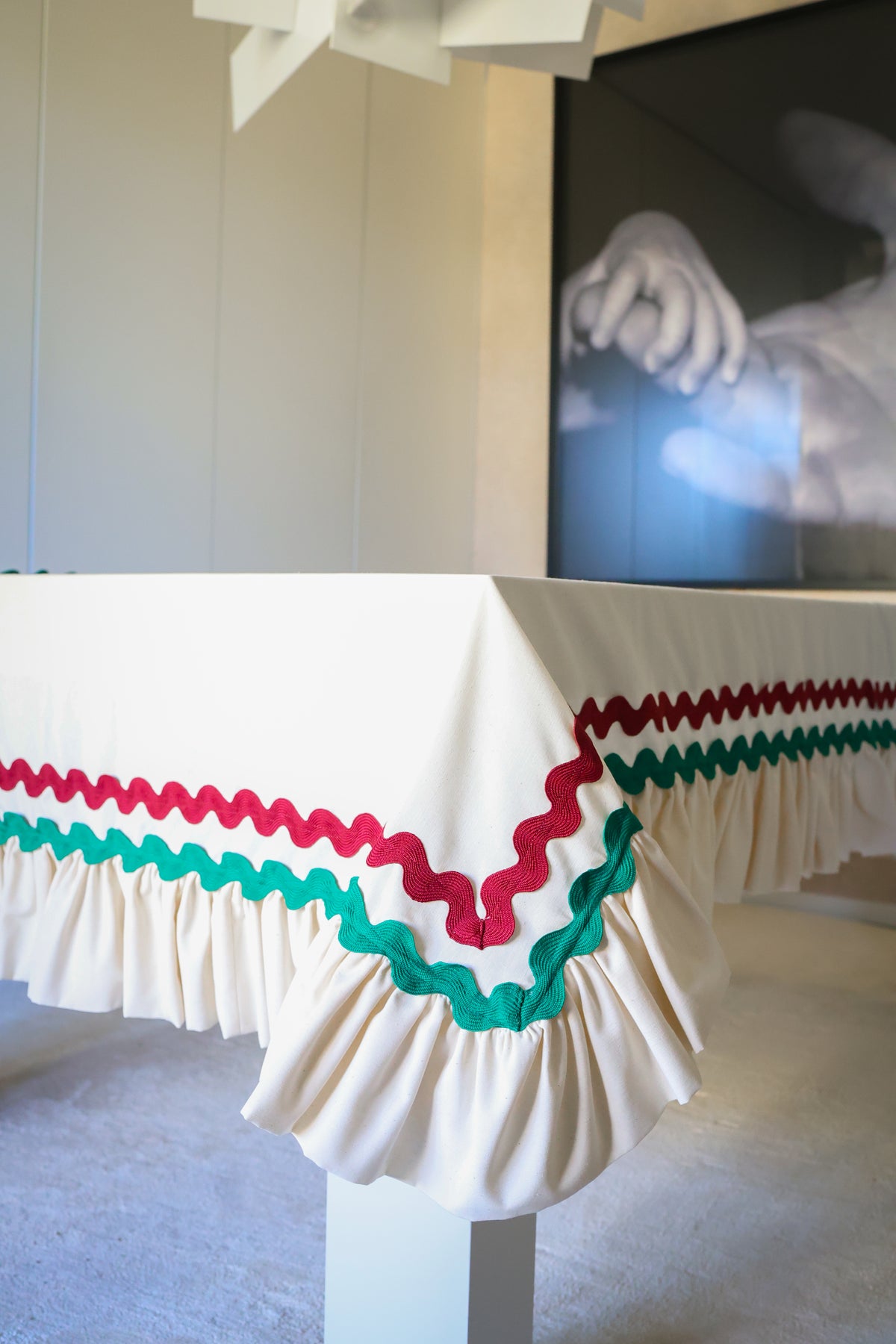 Christmas Cream Tablecloths