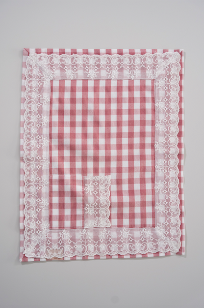 Pink Checkered Placemat