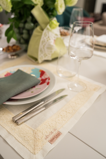 Pearl Linen Placemat
