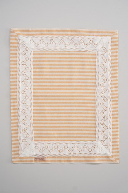 Orange Striped Placemat