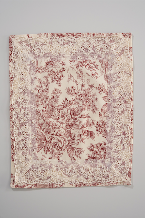 Individual Toile de Jouy Bordeuax