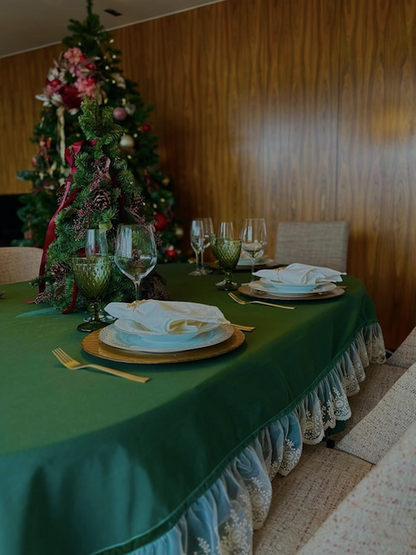 Almeida Garret Green Tablecloths