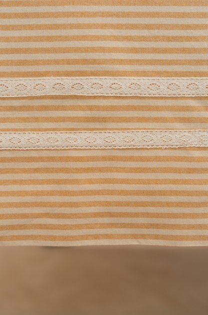 Yellow Striped Tablecloths