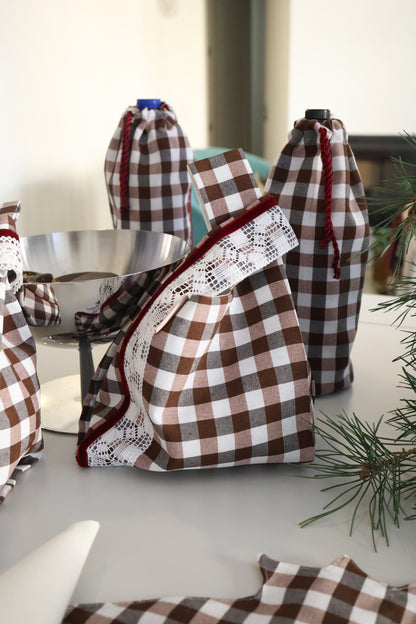 Checkered Bread Bag