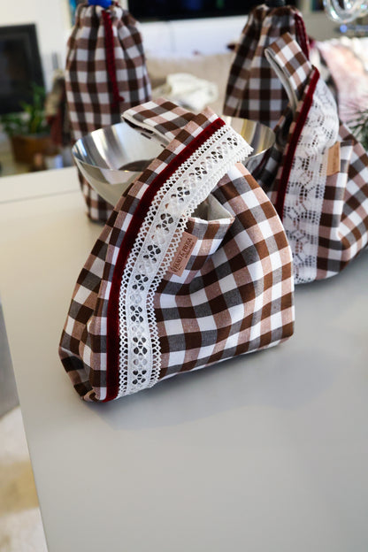 Checkered Bread Bag